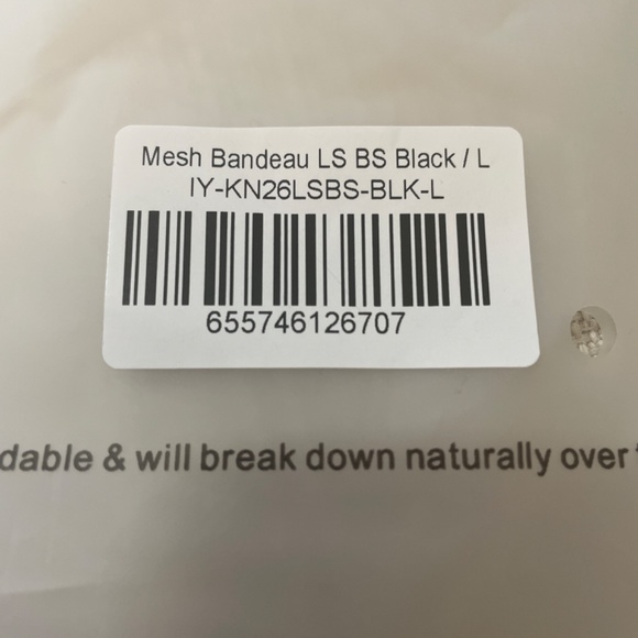 NWT Klassy Network Mesh Bandeau Long Sleeve Bramisuit, sheer mock neck bodysuit - Picture 4 of 5